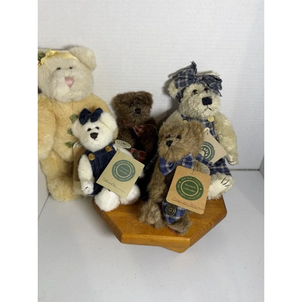 Boyds Bears Bearwear Plush Lot w/ Tags‎ Quilt Patch Archive Collection
